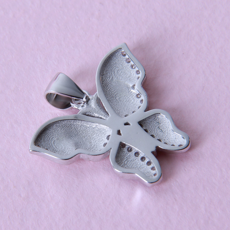 آویز گردنبند نقره زنانه بازرگانی میلادی کد PKR-136