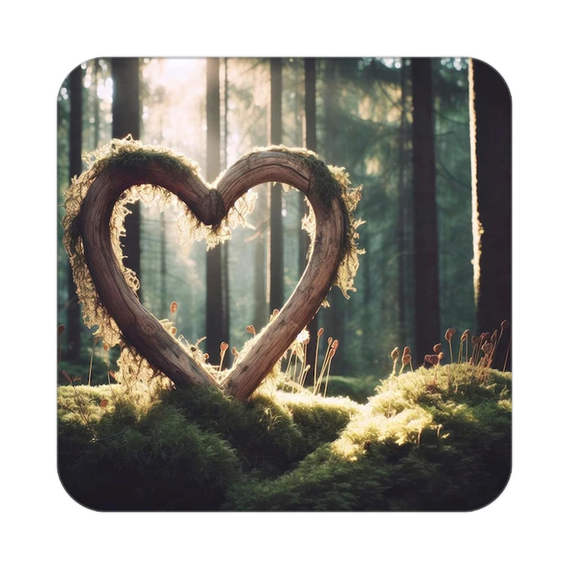 زیر لیوانی کاکتی مدل عاشقانه کد mp11275