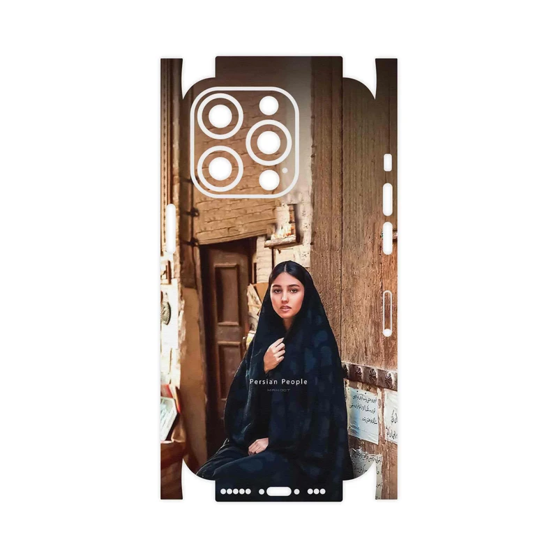 برچسب پوششی ماهوت مدل Portrait of an Iranian Woman-FullSkin مناسب برای گوشی موبایل اپل iPhone 14 Pro