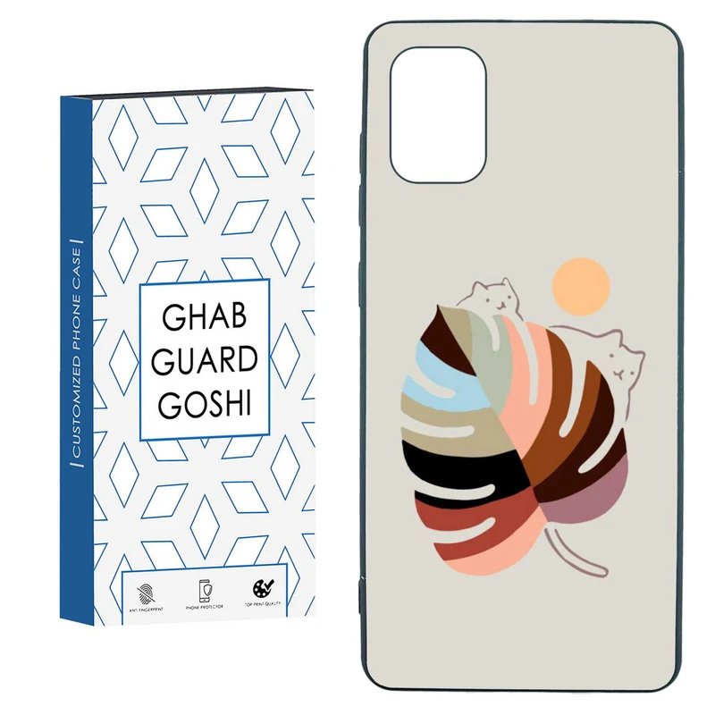 کاور قاب گارد گوشی طرح گربه کد TPU-014 مناسب برای گوشی موبایل سامسونگ  GALAXY A31