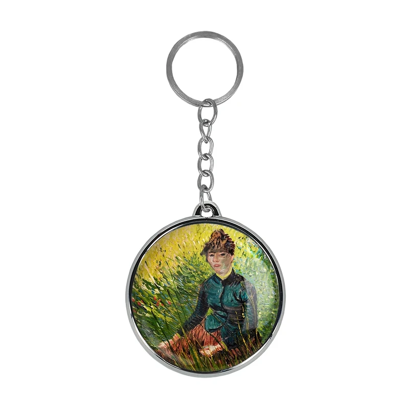 جاکلیدی خندالو طرح ونسان ونگوگ (Van Gogh) مدل دوطرفه کد 3681336814