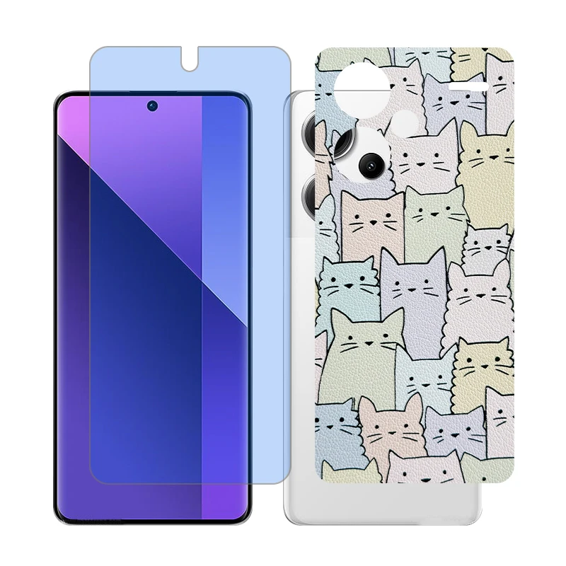 محافظ صفحه نمایش آنتی بلو گلس مدل Together مناسب برای گوشی موبایل شیائومی Redmi Note 13 Pro Plus به همراه برچسب پوششی