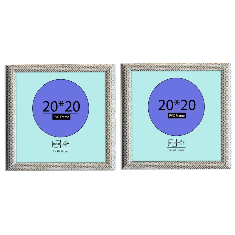 قاب عکس بکلیت مدل خاتم 20x20 مجموعه دو عددی