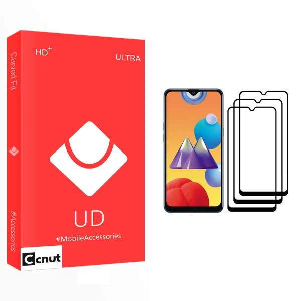 محافظ صفحه نمایش کوکونات مدل UD Glass مناسب برای گوشی موبایل سامسونگ Galaxy M01s بسته سه عددی