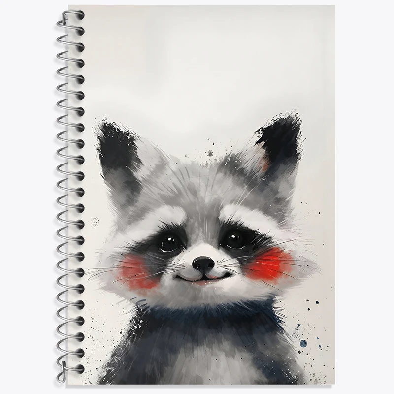 دفتر نت موسیقی 50 برگ خندالو طرح راکون کیوت کد N4860