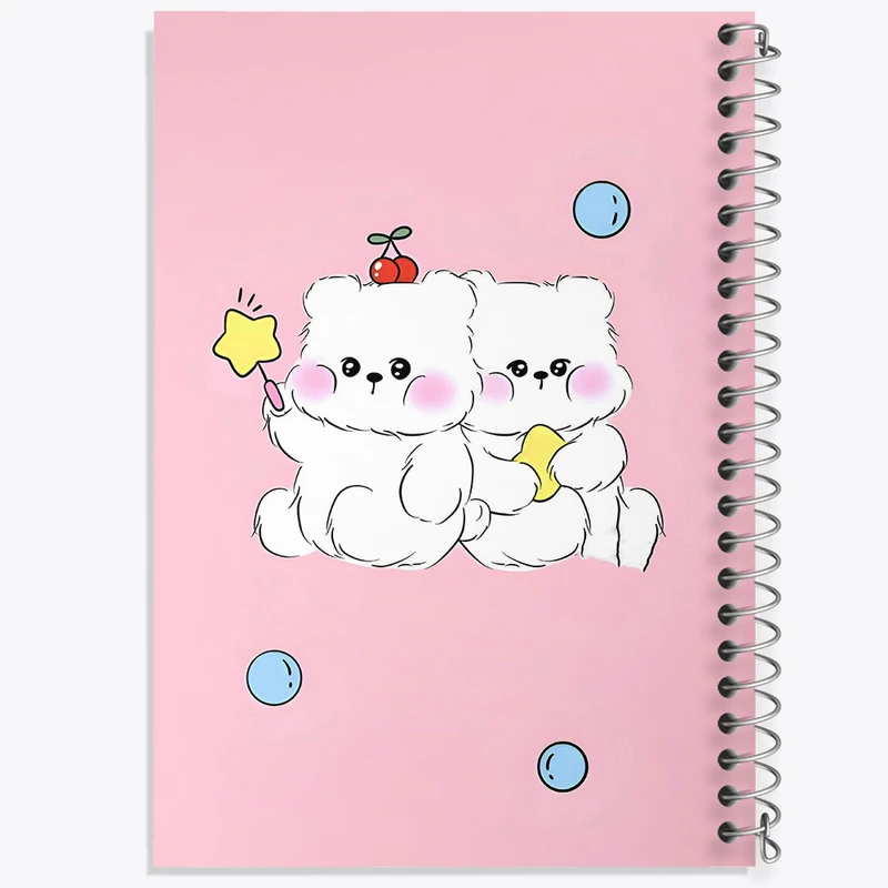 دفتر لیست خرید 50 برگ خندالو طرح خرس های کیوت کد N4782