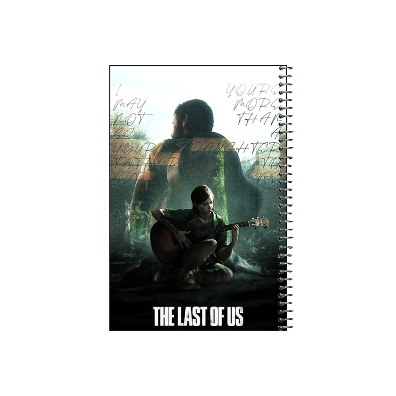 دفتر نقاشی 50 برگ سیمی مدل last of us کد 6