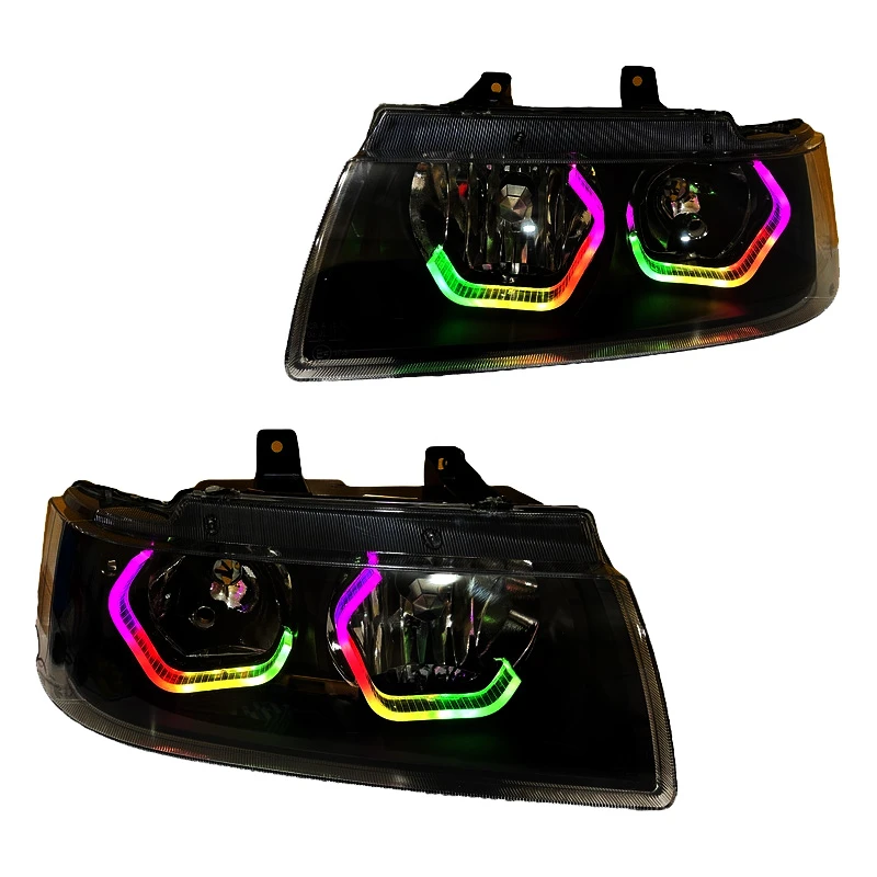 چراغ جلو خودرو گروه پژوهش صنعت مدرن مدل 3D-I8-B فولکالر مناسب برای سمند بسته دو عددی