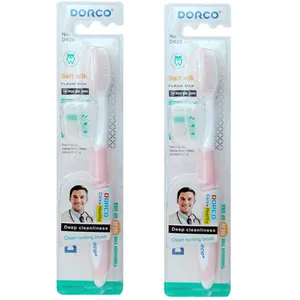  مسواک دورکو مدل SOFT SILK با برس نرم مجموعه 2 عددی 