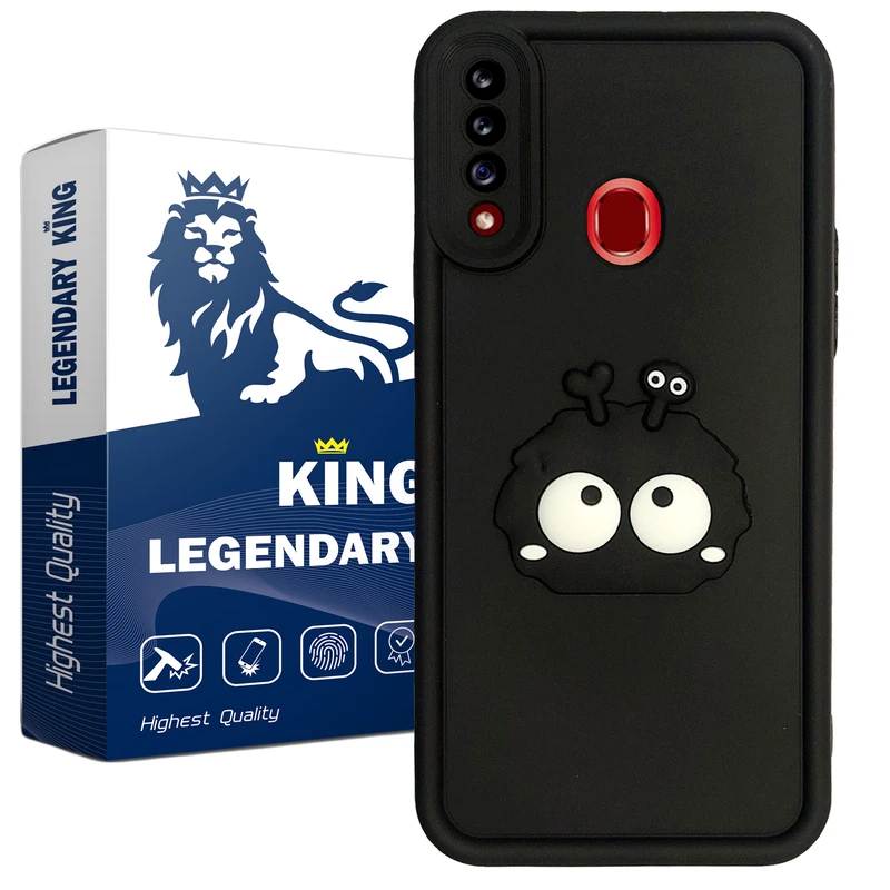 کاور لجندری کینگ طرح شاخک میکروب مناسب برای گوشی موبایل سامسونگ Galaxy A20s