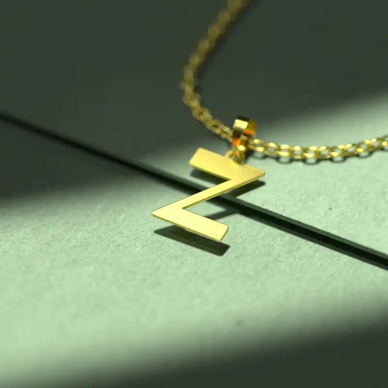 گردنبند طلا 18 عیار زنانه مدوپد مدل حرف Z کد H3-1-1286