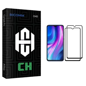 Ricomm CH glass Screen Protector For Xiaomi Redmi Note 8 Pro Pack Of 2