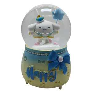 گوی موزیکال مدل پمپی چراغدار طرح کرومی