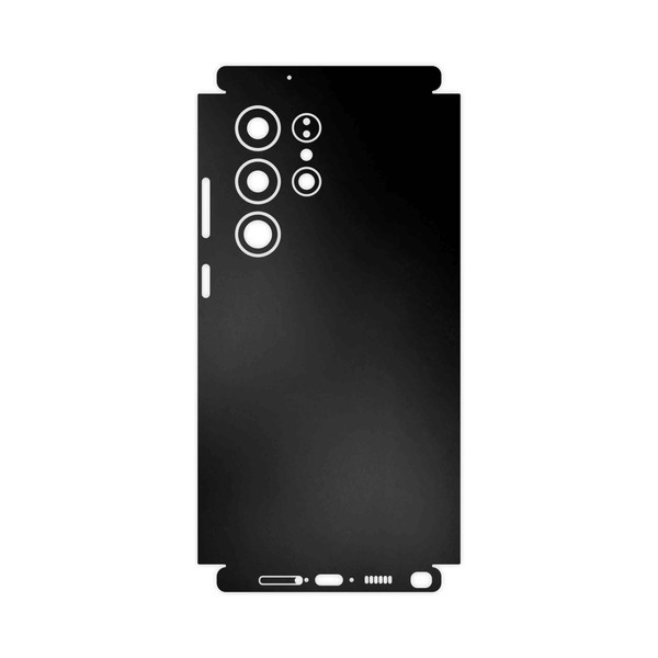 برچسب پوششی ماهوت مدل Matte-Black-FullSkin مناسب برای گوشی موبایل سامسونگ Galaxy S23 Ultra