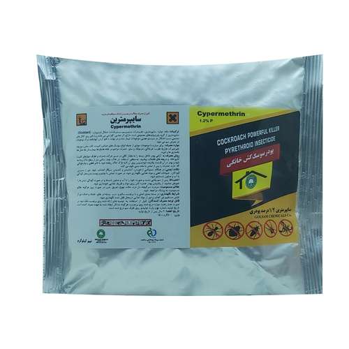  حشره کش و سوسک کش مدل سایپرمترین پودری cyper_1K وزن 1 کیلوگرم