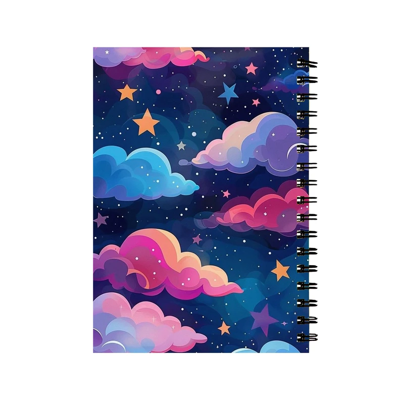 دفتر مشق 60 برگ طرح ابرهای گوگولی کد 658