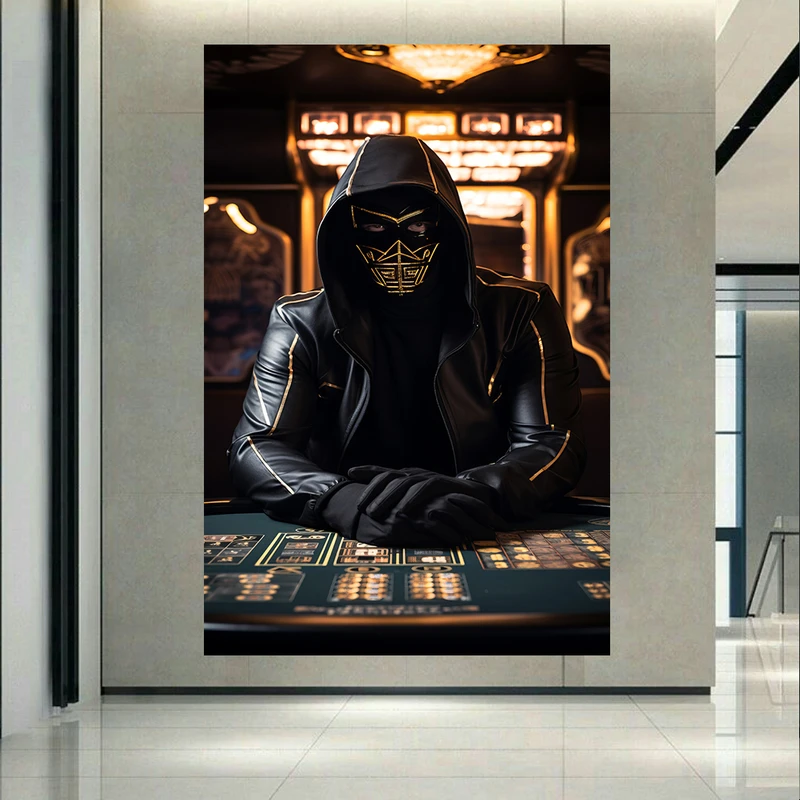  پوستر طرح هکر سیاه پوش کد AR31926