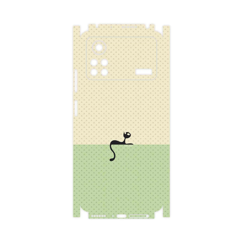 برچسب پوششی ماهوت مدل Minimal Internet Cat Icon-FullSkin مناسب برای گوشی موبایل شیائومی Poco X4 Pro 5G