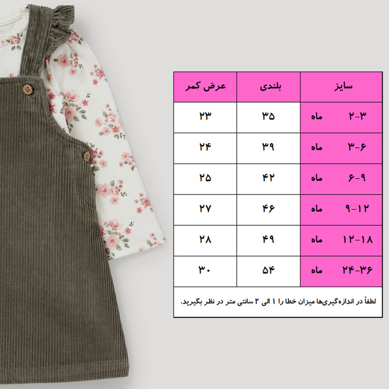 سارافون نوزادی سی اند ای مدل مخمل کبریتی PK-Sr-02