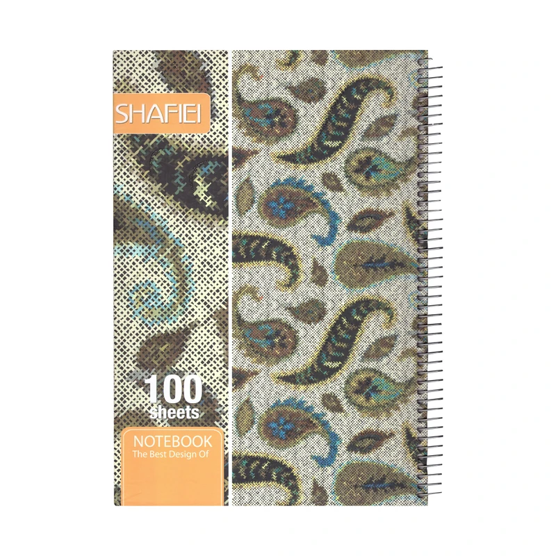 دفتر مشق شفیعی طرح بته جقه کد 73