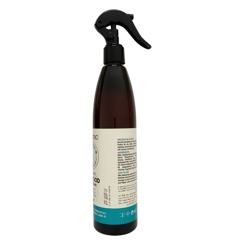 محلول تقویت‌کننده‌ مو کلینیک کیندی مدل CURLY مناسب برای مو آسیب دیده، خشک، وزدار حجم 400 میلی‌لیتر