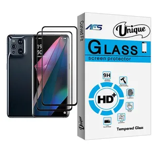 AFS Unique Glass MIX002 Screen Protector For Oppo Find X3 Pro Pack Of 2