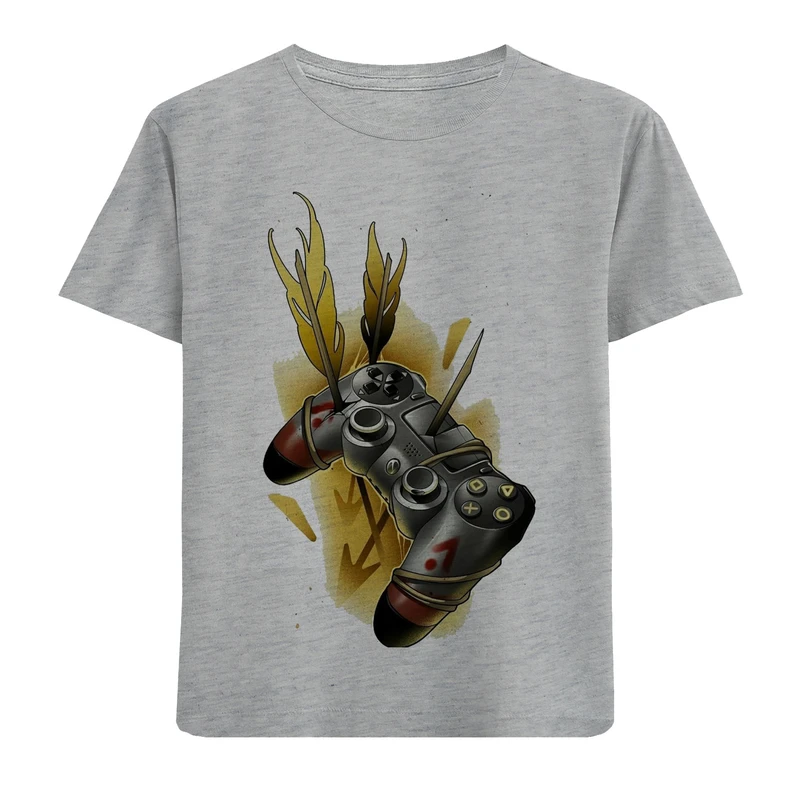 تی شرت آستین کوتاه پسرانه مدل دسته بازی F718