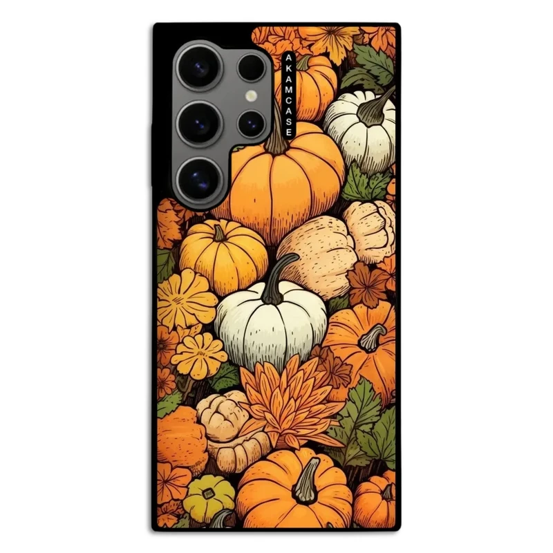 کاور آکام مدل AMC-WSGS24U-PUMPKIN-5 مناسب برای گوشی موبایل سامسونگ Galaxy S24 Ultra