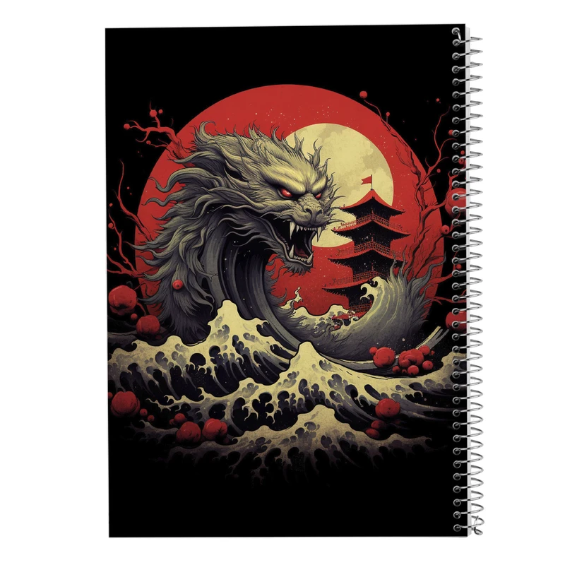 دفتر ژورنال نویسی 50 برگ مدوپد مدل نقطه ای طرح Vindland Saga کد DF3270