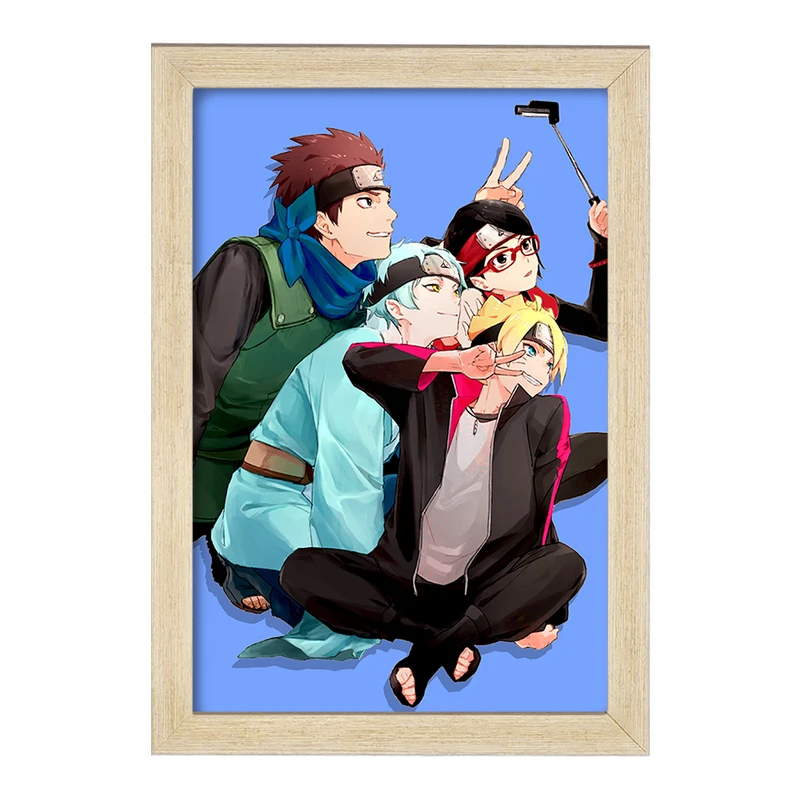 تابلو خندالو مدل بوروتو و دوستان انیمه بوروتو Boruto  کد 13156