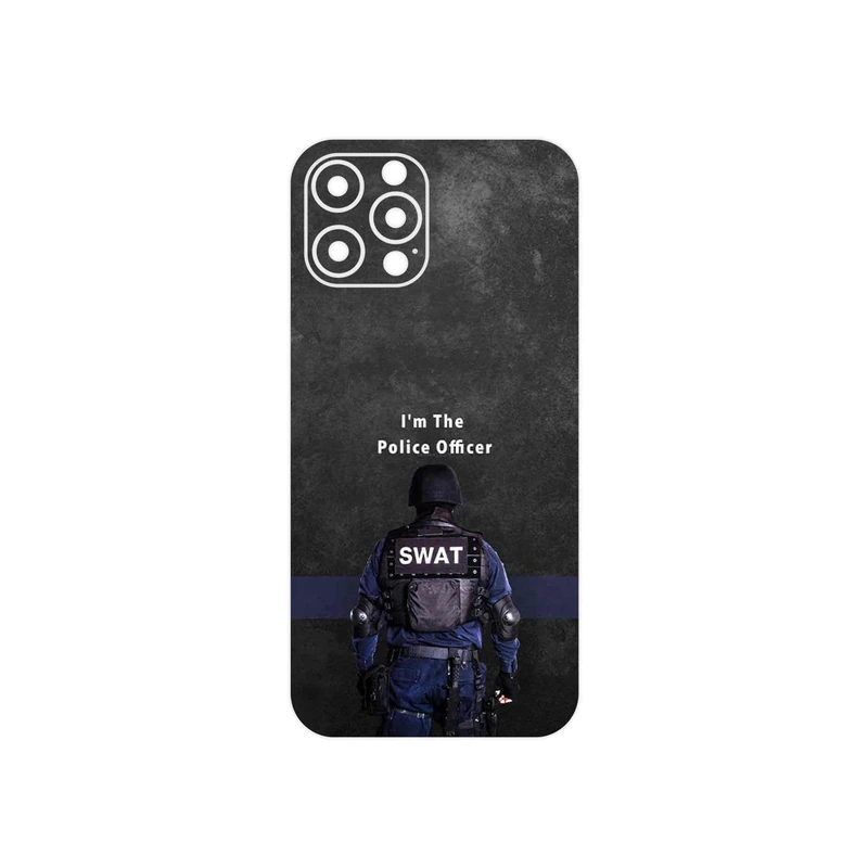 برچسب پوششی ماهوت مدل Police Officer مناسب برای گوشی موبایل اپل iPhone 12 Pro Max