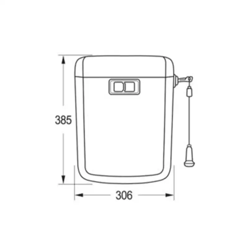 فلاش تانک ایمن آب مدل ارس