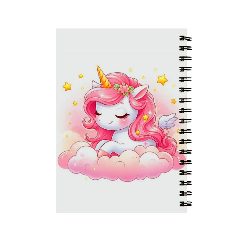 دفتر مشق 50 برگ مدل اسب تک شاخ کد 46