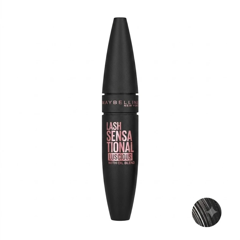 ریمل حجم دهنده میبلین مدل Lash Sensational Luscious رنگ مشکی حجم 9.6 میلی لیتر 