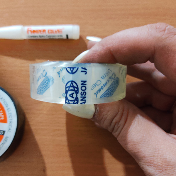 چسب قطره ای کد G3 به همراه چسب نواری و چسب لنت