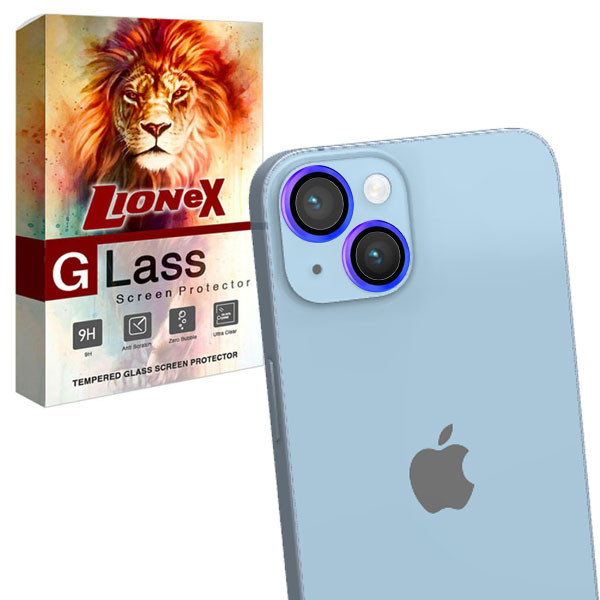 محافظ لنز دوربین لایونکس مدل RINGLION مناسب برای گوشی موبایل اپل iPhone 14