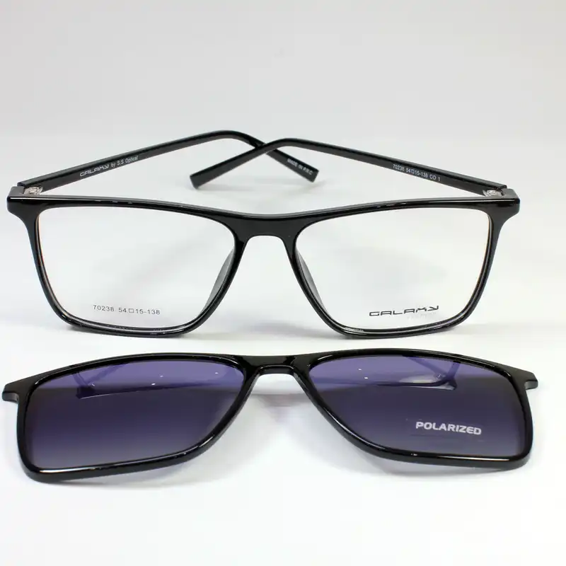 فریم عینک طبی گلکسی مدل 70238 به همراه کاور آفتابی