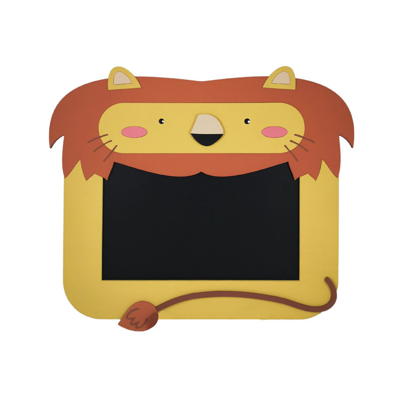 تخته سیاه طرح شیر مدل MKids39 سایز 32x30 سانتی متر