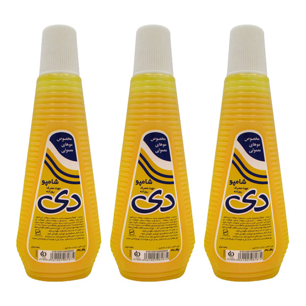 شامپو مو دی مدل daily حجم 220 میلی لیتر بسته 3 عددی