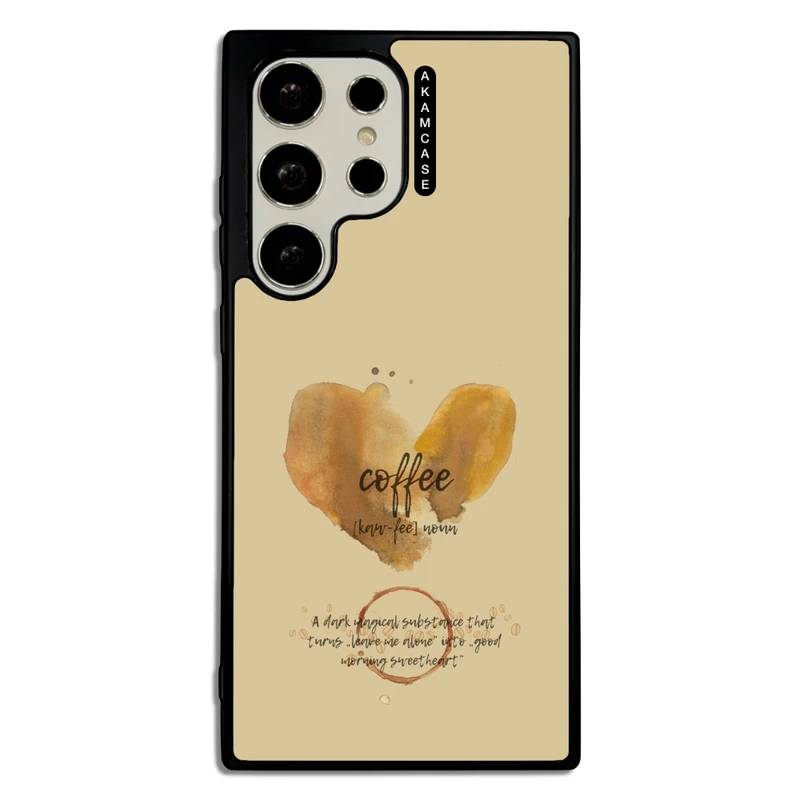 کاور آکام مدل AMC-WSGS23U-COFFEE-15 مناسب برای گوشی موبایل سامسونگ Galaxy S23 Ultra