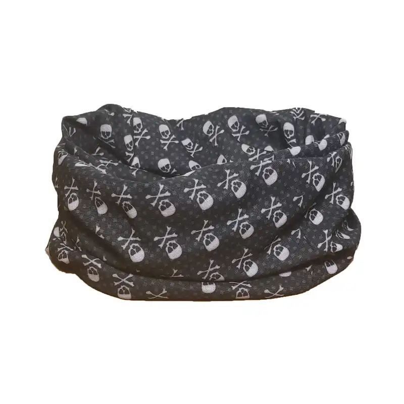 دستمال سر و گردن مدل اسکلت ریز