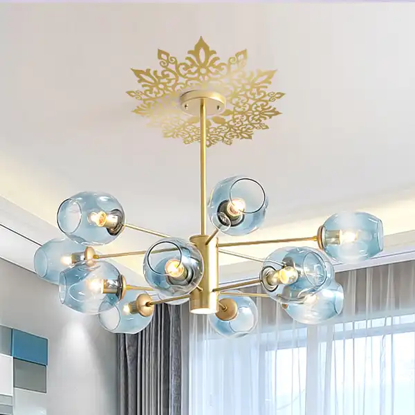 گل سقفی مدل 1301 سایز 59.5x59.5 سانتی متر