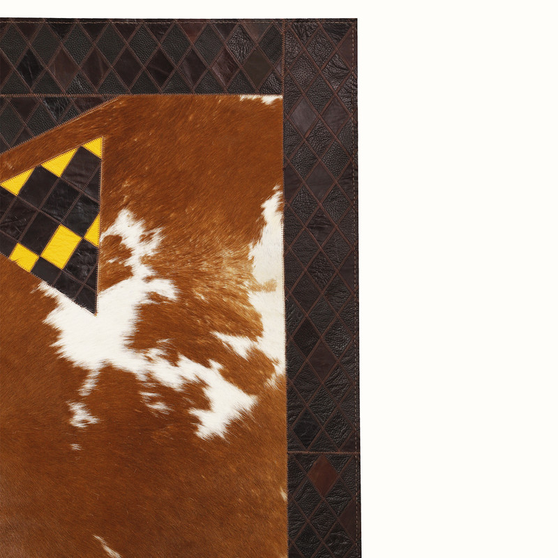 کلاژ فرش چرم و پوست مدل LFR055