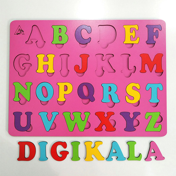 بازی آموزشی انگلیسی مدل  پازل چوبی