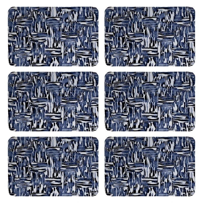 زیربشقابی طرح آبرنگی کد 9056 بسته 6 عددی 