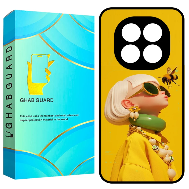 کاور قاب گارد طرح دختر مدل GN14P مناسب برای گوشی موبایل شیائومی Redmi Note 14 Pro 5G / Note 14 Pro Plus 5G