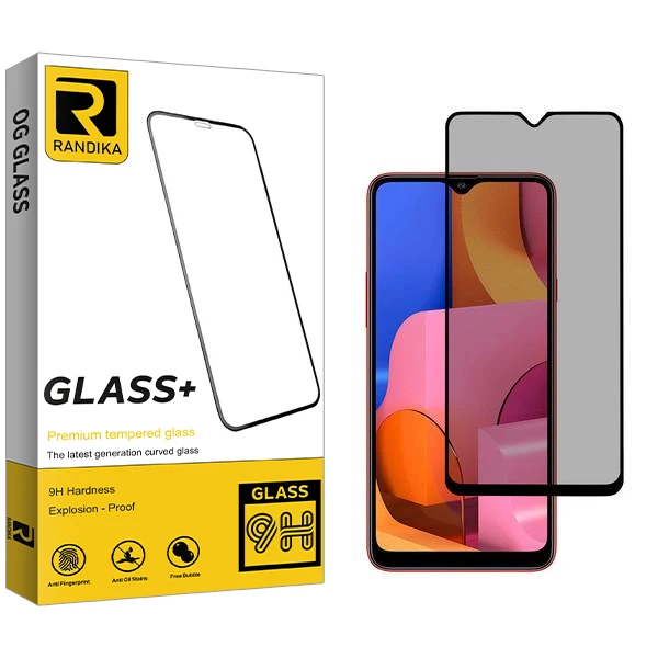 محافظ صفحه نمایش حریم شخصی راندیکا مدل RK مناسب برای گوشی موبایل سامسونگ Galaxy A20s