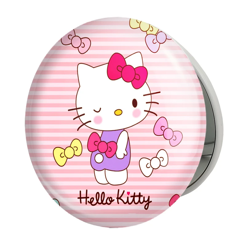 آینه جیبی خندالو طرح هلو کیتی مدل تاشو کد 24764 