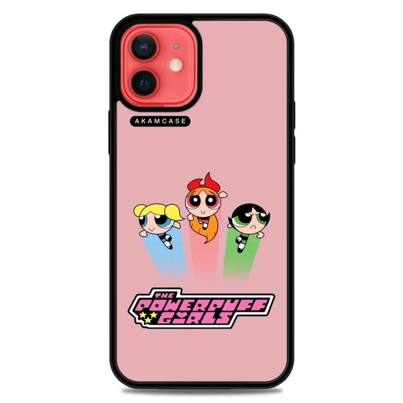 کاور آکام مدل AMCWA12-POWERPUFF GIRLS-5 مناسب برای گوشی موبایل اپل iPhone 12