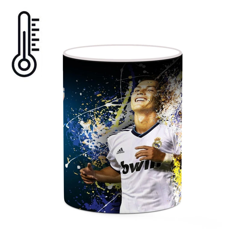 ماگ حرارتی کاکتی طرح Ronaldo رونالدو مدل mgh43085
